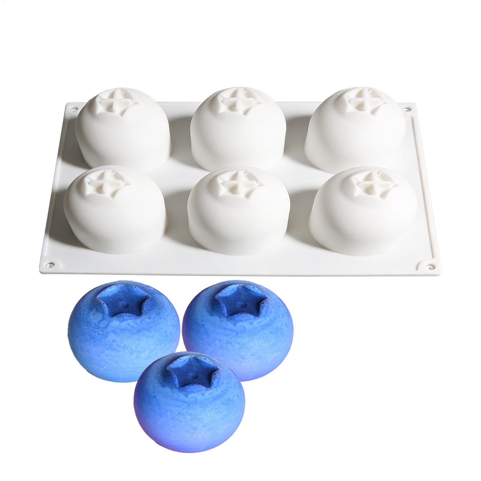 Kitchen Baking Gadgets - 6 Cavity Blueberry Mousse Cake Baking
