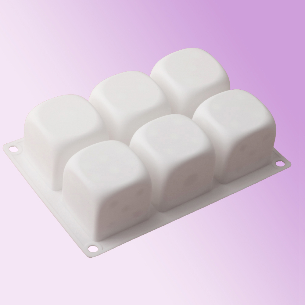 6-Cell Cube Mousse Cake Mould  - огляд і ціна Kitchen Baking Gadgets