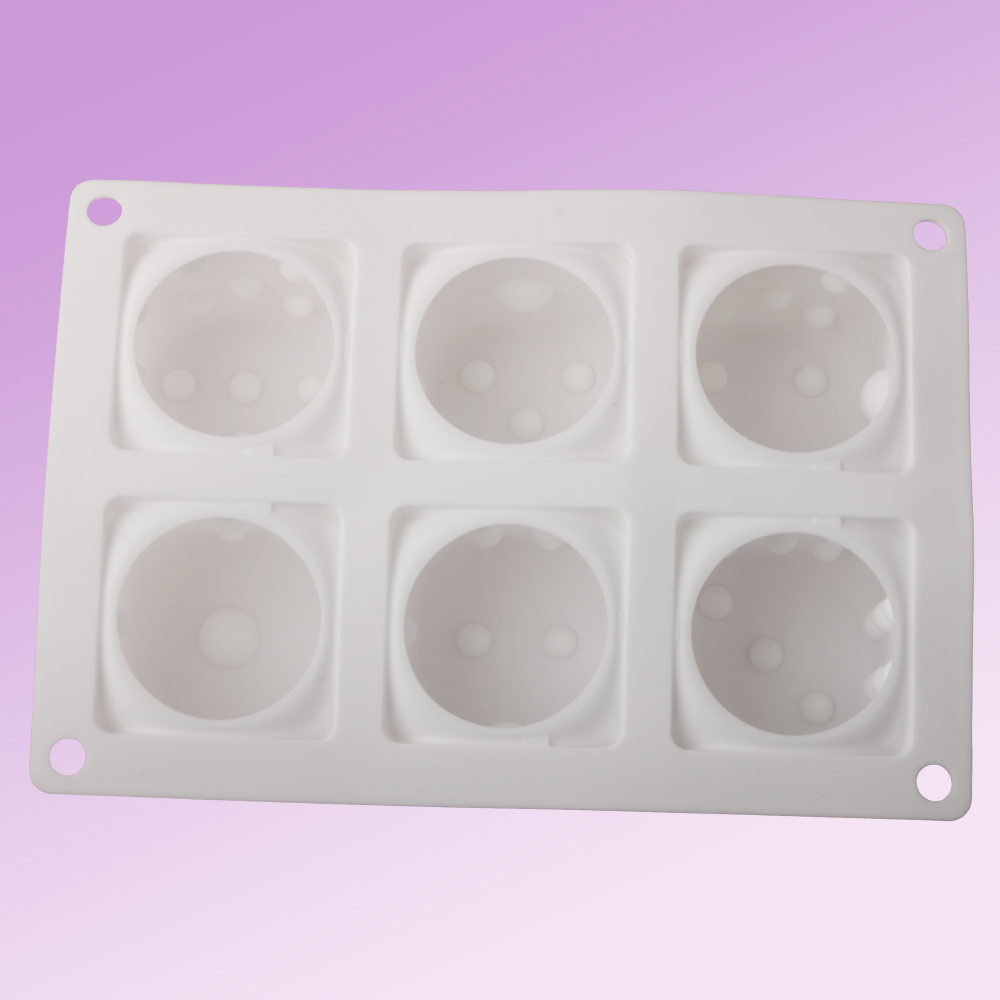 6-Cell Cube Mousse Cake Mould  - огляд і ціна Kitchen Baking Gadgets