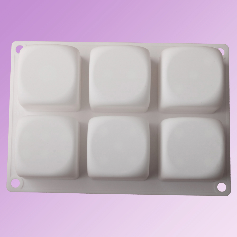 6-Cell Cube Mousse Cake Mould  - огляд і ціна Kitchen Baking Gadgets