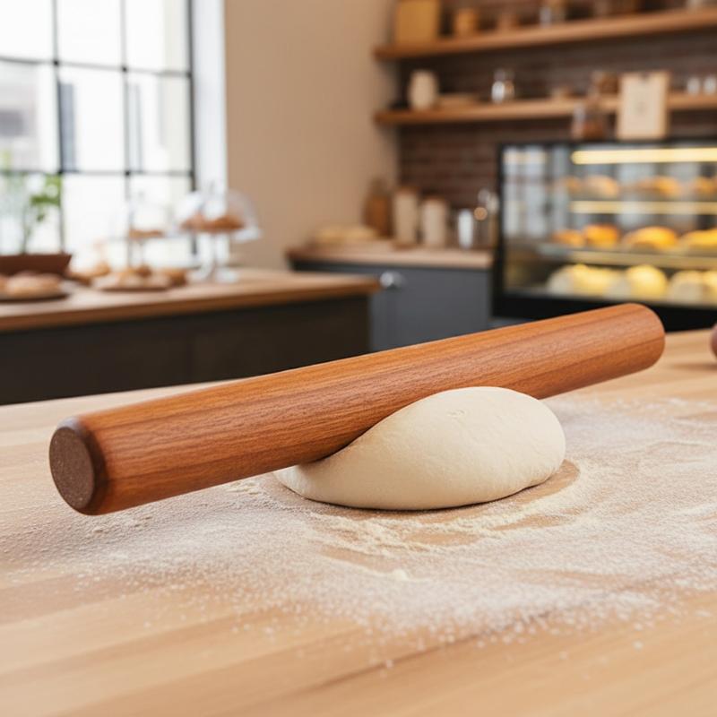 30cm Wooden Rolling Pin Dough  - огляд і ціна Kitchen Roller Baking
