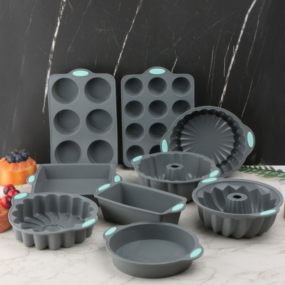 Silicone Cake Molds Heat Resis - огляд і ціна Kitchen Oven Baking Pans