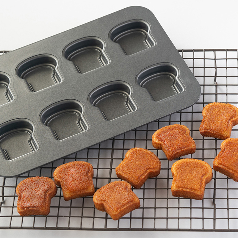 8 Cavity Toast Bread Pattern C - огляд і ціна Kitchen Baking Gadgets