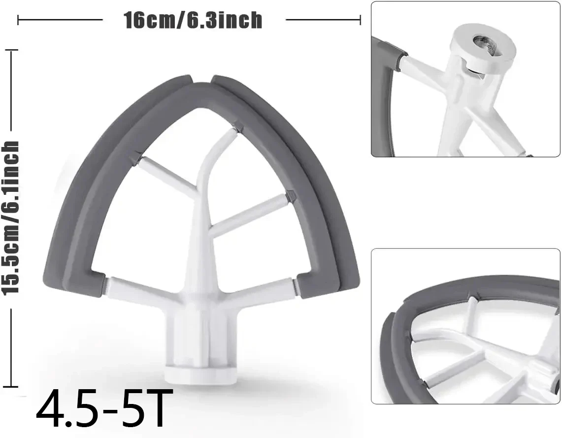 4.5-5 inch silicone accessorie - огляд і ціна Kitchen Aid Baking Mixer