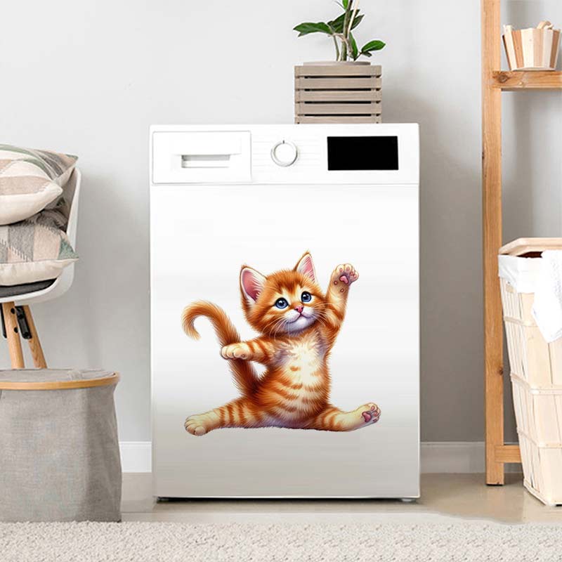 Yoga Cat  Wall Sticker Removab - огляд і ціна Kitchen Queen
