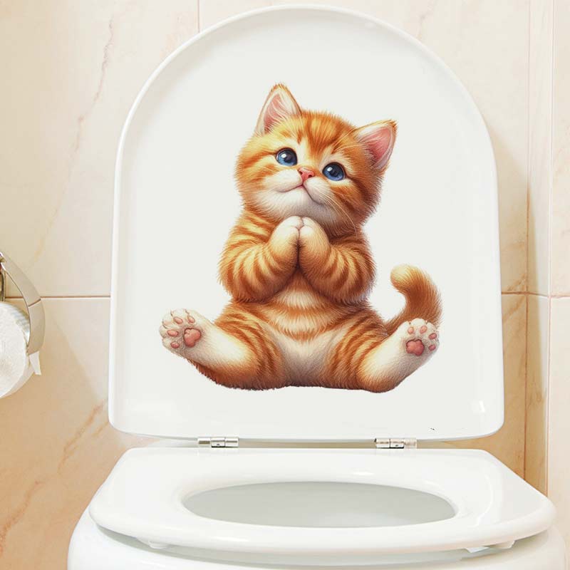 Yoga Cat  Wall Sticker Removab - огляд і ціна Kitchen Queen