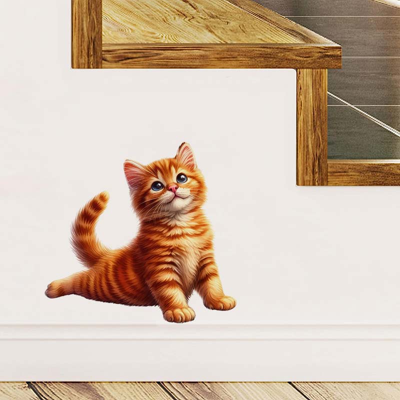 Yoga Cat  Wall Sticker Removab - огляд і ціна Kitchen Queen