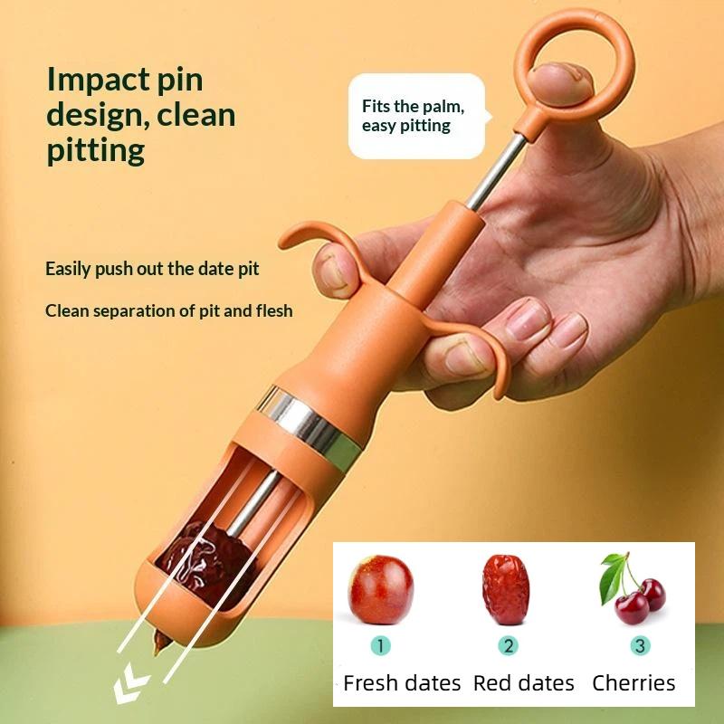 One-Second Cherry Pitter Stain - огляд і ціна Kitchen Baking Gadgets