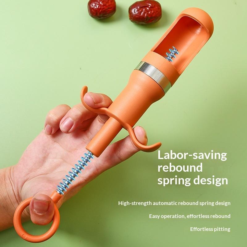 One-Second Cherry Pitter Stain - огляд і ціна Kitchen Baking Gadgets