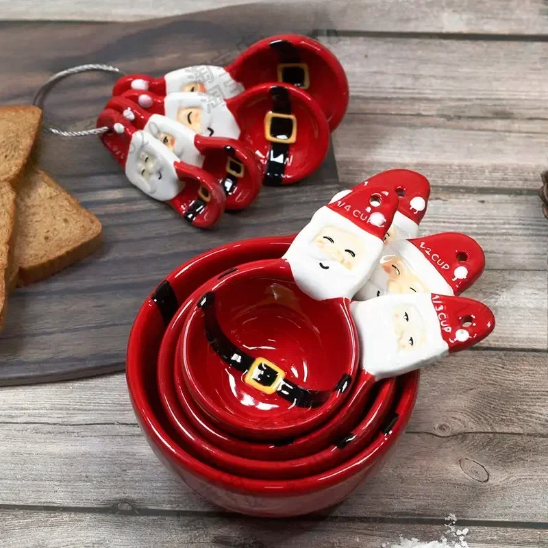 4pcs Christmas Measuring Spoon - огляд і ціна Kitchen Baking Kit