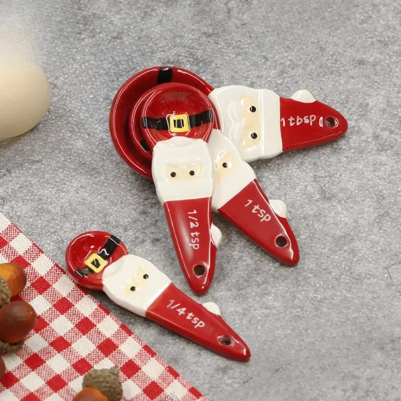 4pcs Christmas Measuring Spoon - огляд і ціна Kitchen Baking Kit
