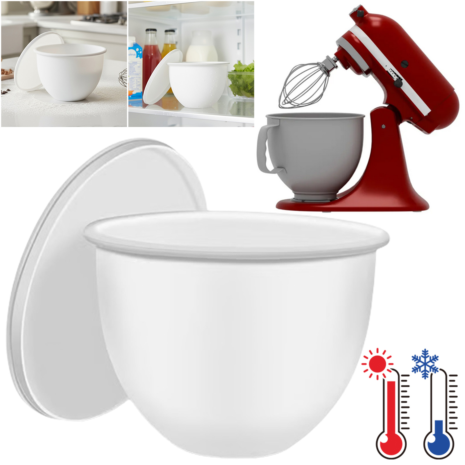 1PC Universal Silicone Pad Lin - огляд і ціна Kitchen Aid Baking Mixer