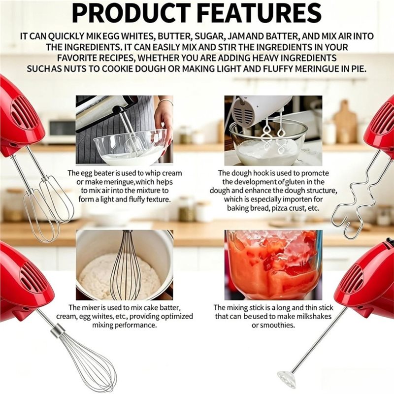 AT28-Hand Mixer Attachments Fo - огляд і ціна Kitchen Aid Baking Mixer