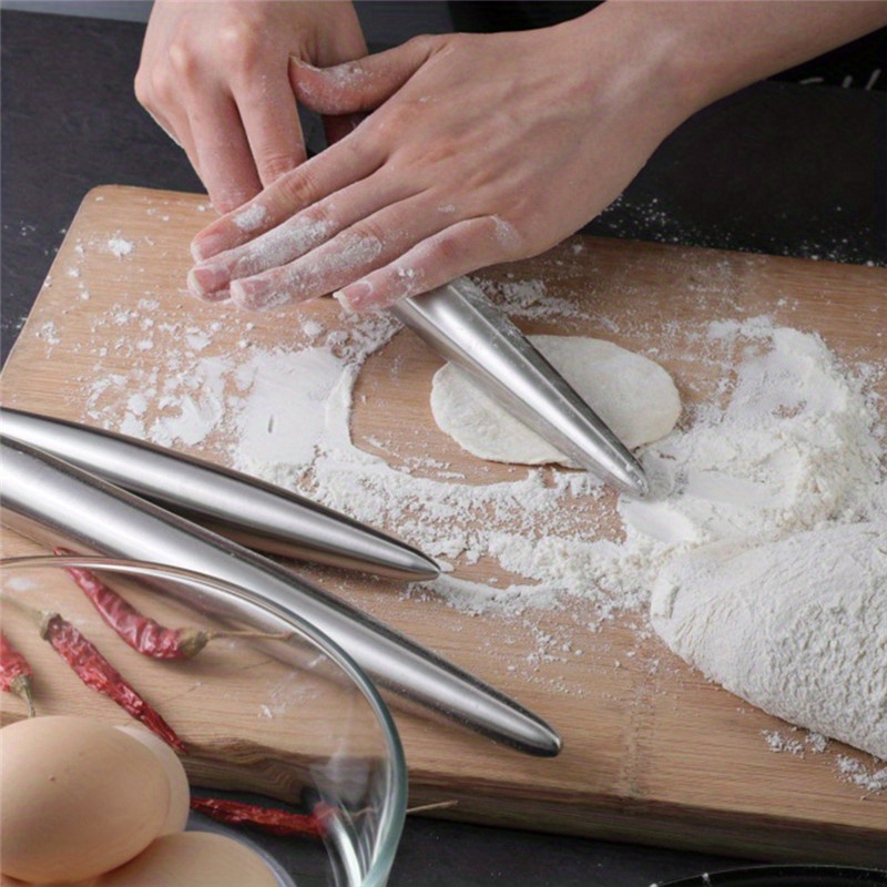 1Pc Stainless Steel Rolling Pi - огляд і ціна Kitchen Roller Baking