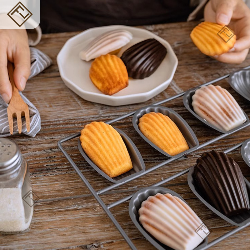 8-Cavity Madeline Shell Cake M - огляд і ціна Kitchen Oven Baking Pans