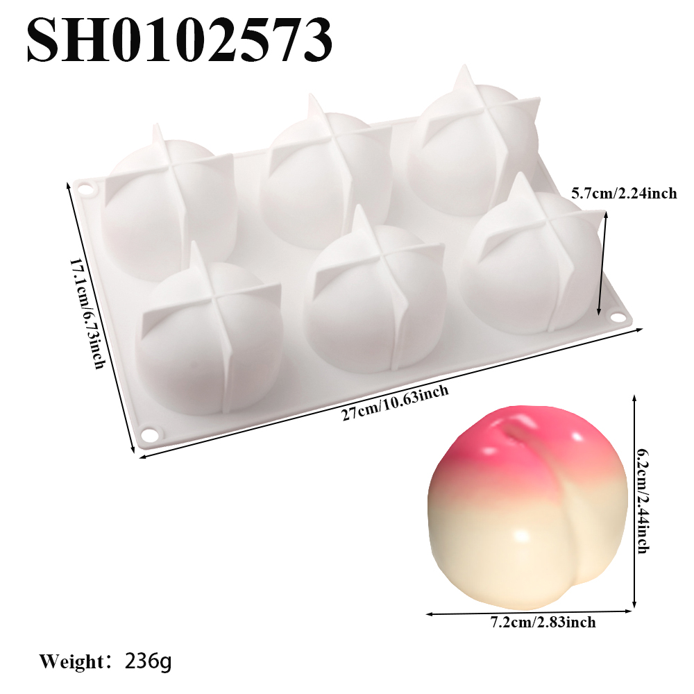 6 Cells French Fruit Mousse Pe - огляд і ціна Kitchen Baking Gadgets