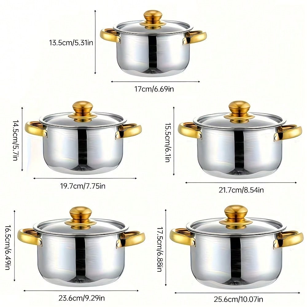 Stainless Steel Pot Set Modern - огляд і ціна Kitchen Baking Kit