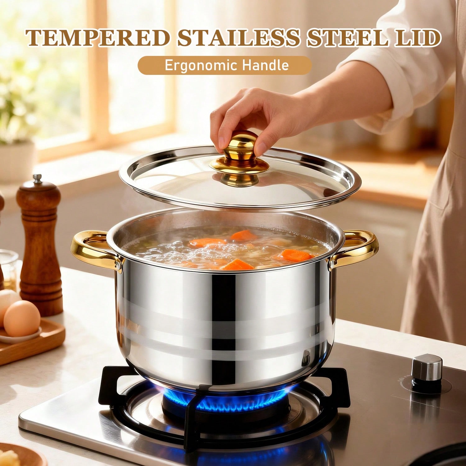 Stainless Steel Pot Set Modern - огляд і ціна Kitchen Baking Kit