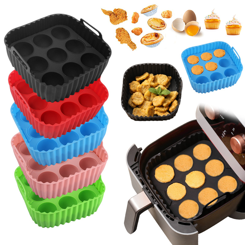 2pcs Silicone Air Fryer Liners - огляд і ціна Kitchen Oven Baking Pans