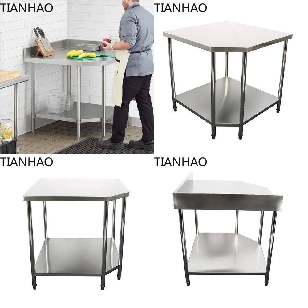Stainless Steel Commercial Wor - огляд і ціна Kitchen With Baking Station