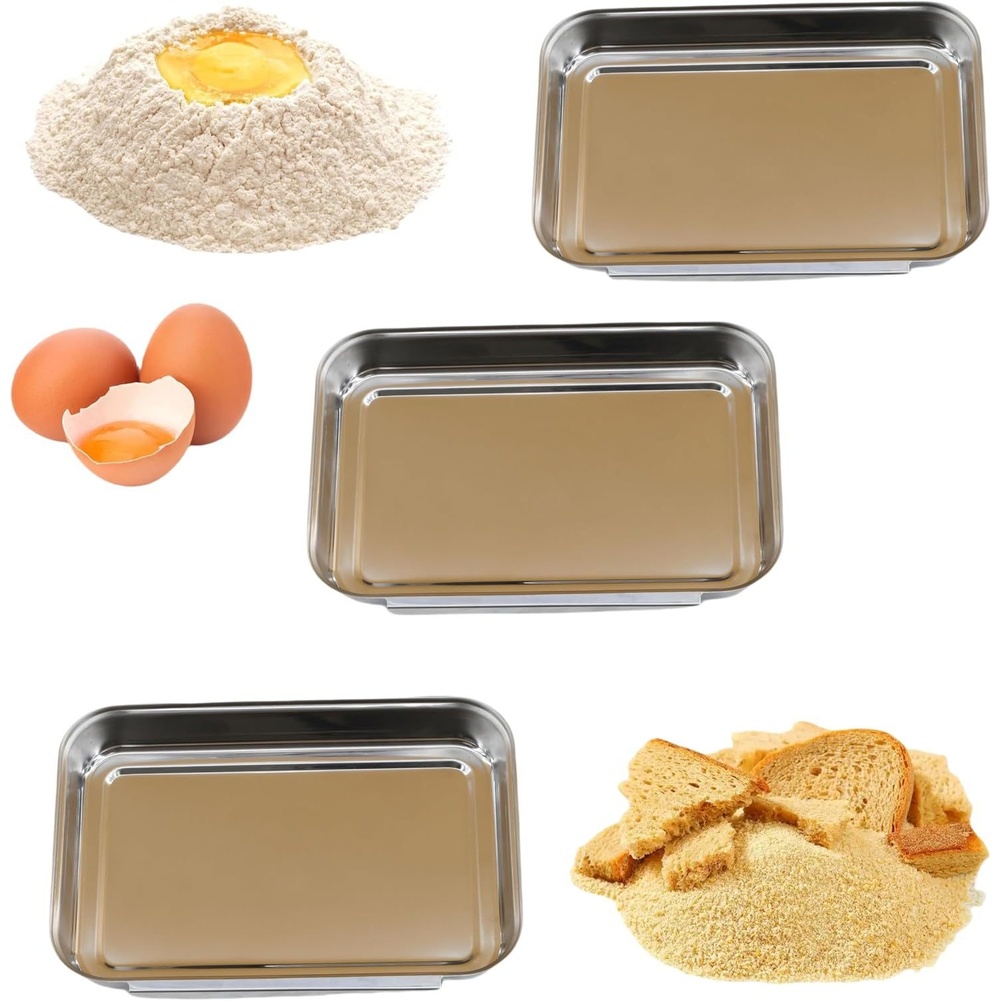 3Pcs Stainless Steel Seasoning - огляд і ціна Kitchen With Baking Station